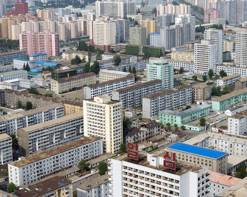 © Lee Grant - A view across Pyongyang, 2014