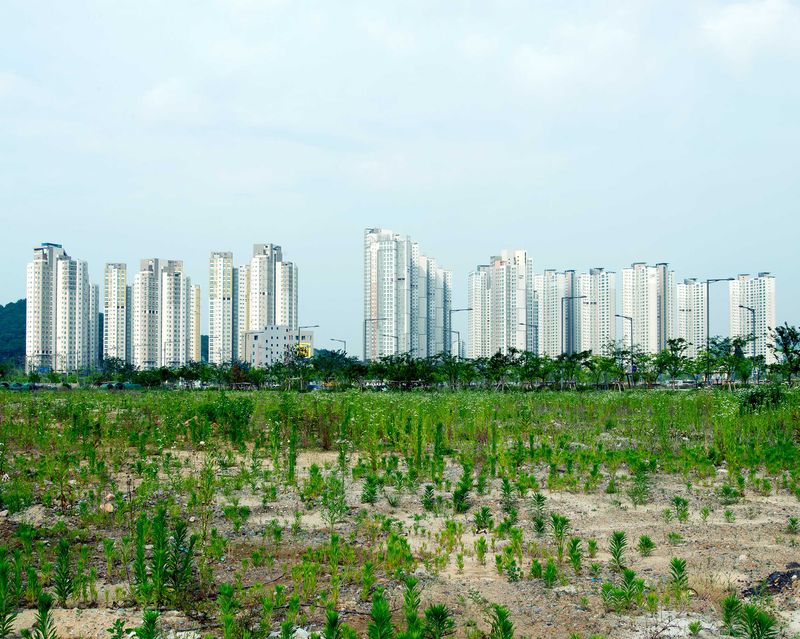 © Lee Grant - Suburban sprawl in outer-Seoul, 2014.