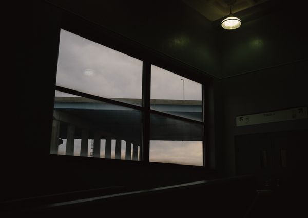 © Paola Chapdelaine - Window from the train station close to Silent's house in Connecticut.