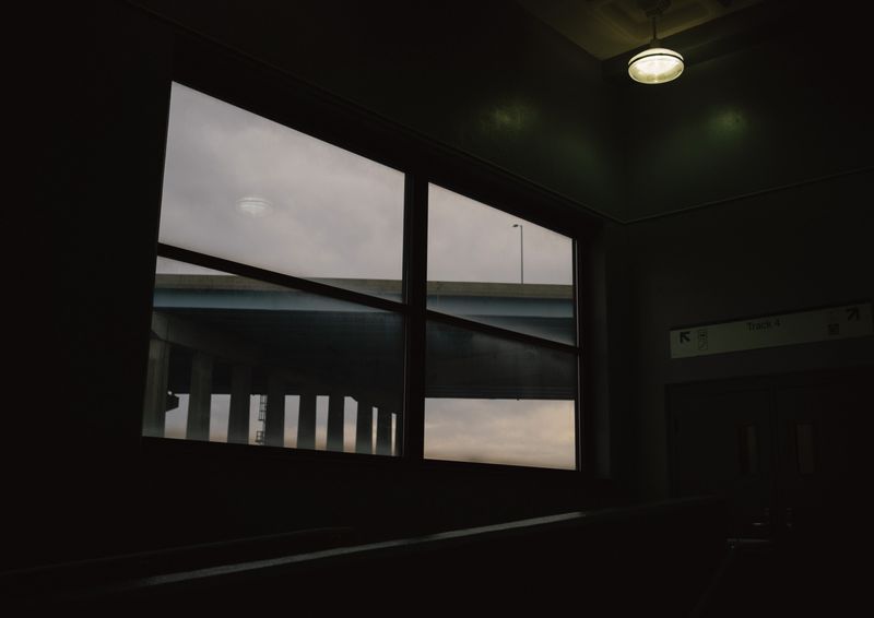 © Paola Chapdelaine - Window from the train station close to Silent's house in Connecticut.