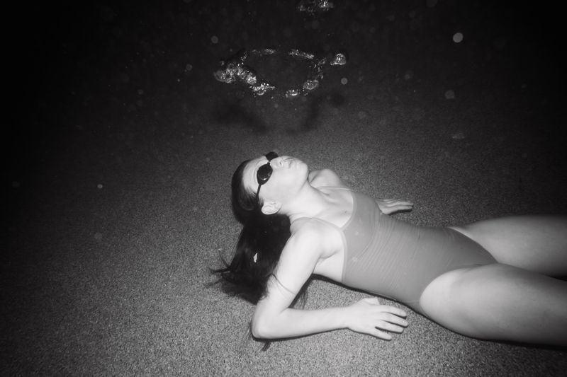© Paola Chapdelaine - Zoe, a member of Troop 163 in the pool after completing some swimming safety requirements.