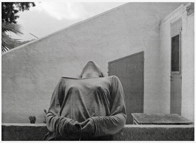 © Karla Hiraldo Voleau - 2019, Santorini, in between shifts working in a farm.