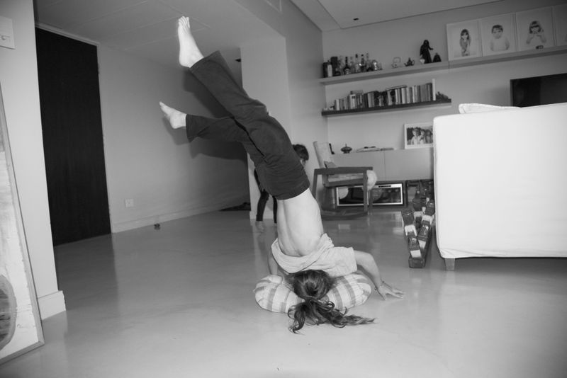 © Madelaine Ekserciyan - Umm and Jesusita practicing for school break.