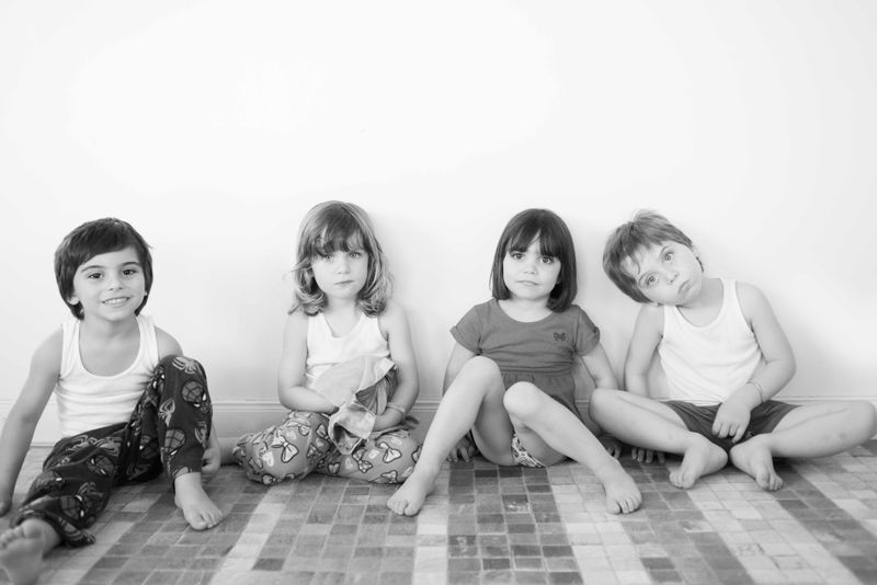 © Madelaine Ekserciyan - Three years old. Felix, Jesusita, Ummi & Indio.