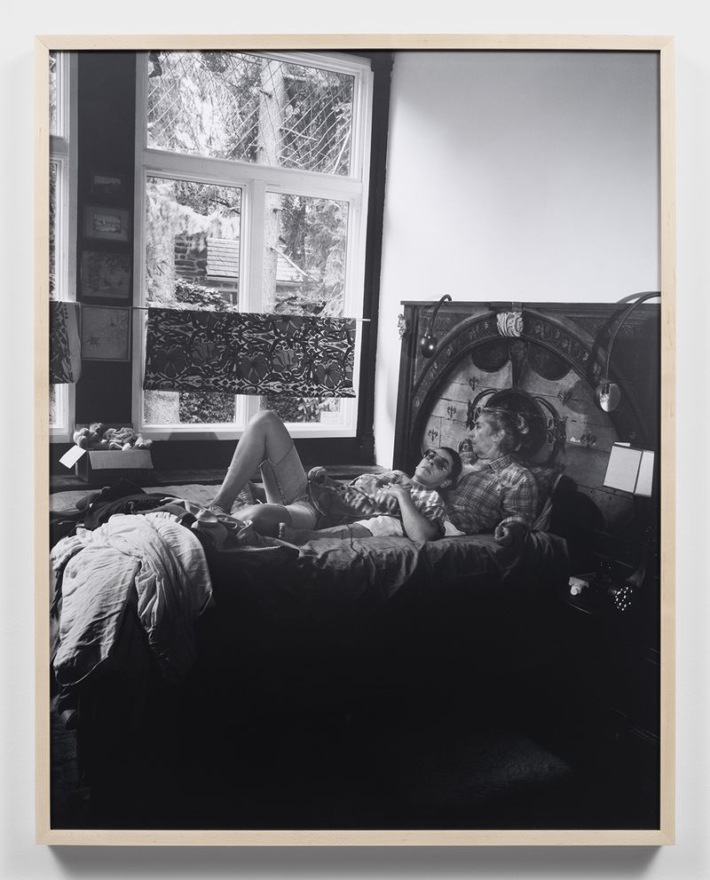 © Katherine Hubbard - one fifty one (lying down), 2021, Silver gelatin photograph, 40h x 31w in, 101.60h x 78.74w cm