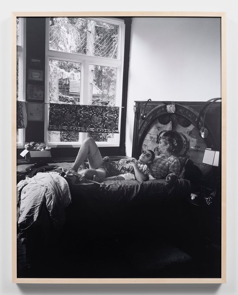 © Katherine Hubbard - one fifty one (lying down), 2021, Silver gelatin photograph, 40h x 31w in, 101.60h x 78.74w cm