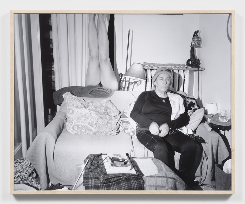 © Katherine Hubbard - one fifty one (nightly news), 2022, Silver gelatin photograph, 24h x 29.50w in, 60.96h x 74.93w cm