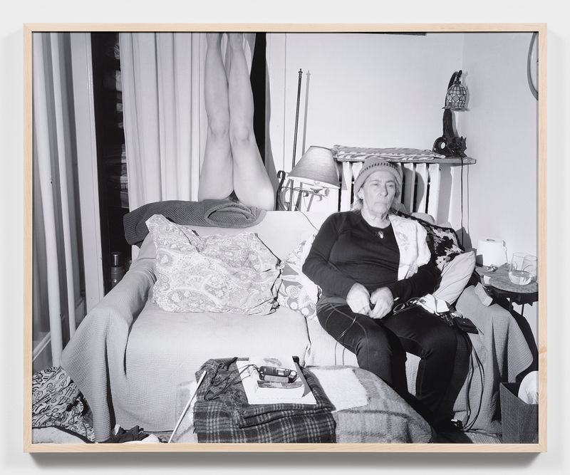 © Katherine Hubbard - one fifty one (nightly news), 2022, Silver gelatin photograph, 24h x 29.50w in, 60.96h x 74.93w cm