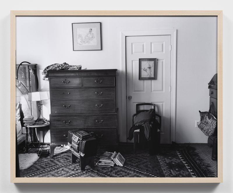 © Katherine Hubbard - one fifty one (closed door), 2022, Silver gelatin photograph, 15.50h x 19.25w in, 39.37h x 48.90w cm