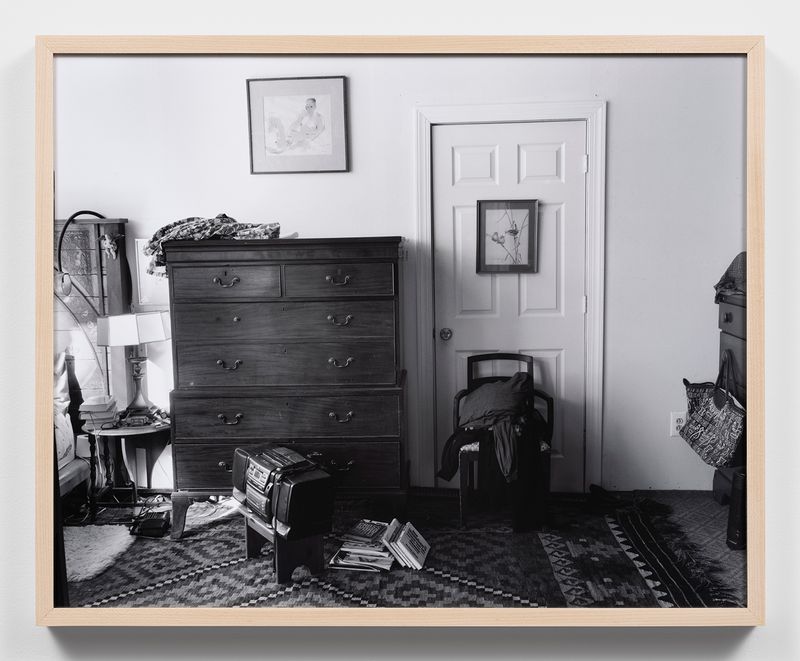 © Katherine Hubbard - one fifty one (closed door), 2022, Silver gelatin photograph, 15.50h x 19.25w in, 39.37h x 48.90w cm