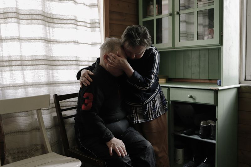 © Mary Gelman - Tatyana comforted Minya in her room because he lost his mother recently and often remembers her