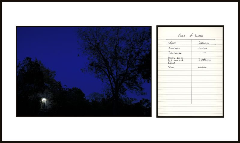 © Paloma Lounice - Notes on Sound, Project: Ramona, Digital Print/Diptych, 2021.
