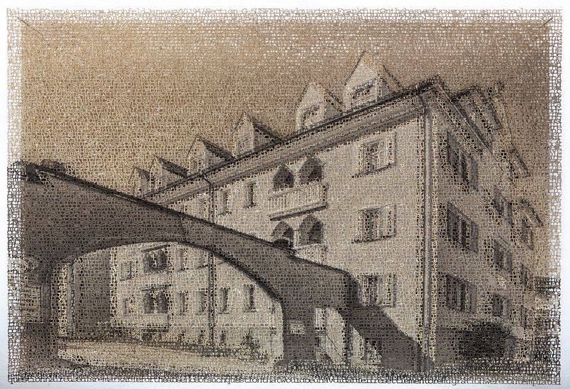 © Krista Svalbonas - Augsburg, lasercut pigment prints, 14x21 inches, 2018