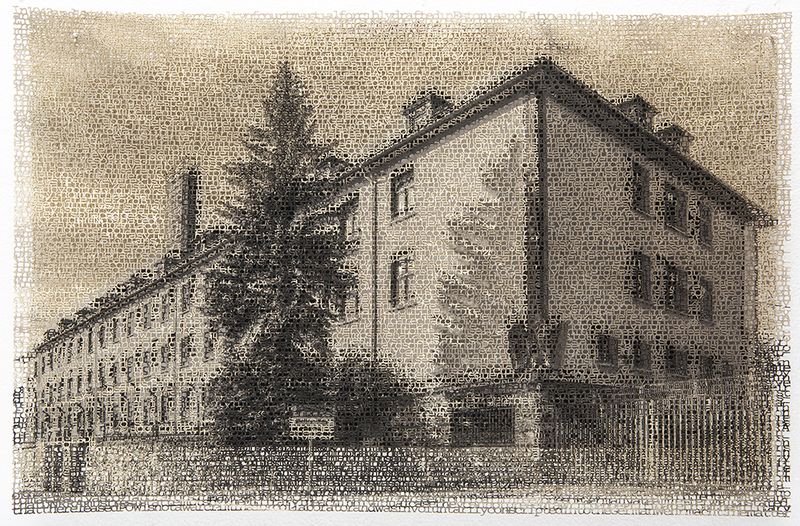 © Krista Svalbonas - Wurzburg 2, lasercut pigment prints, 14x21 inches, 2018