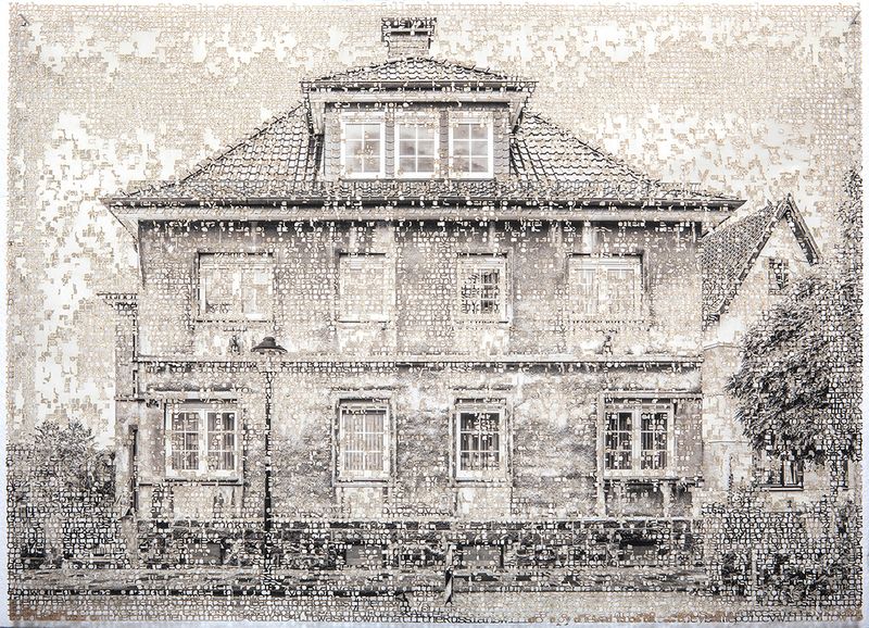 © Krista Svalbonas - Blomberg, laser cut pigment print 14x 21, 2021