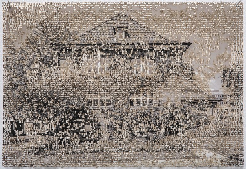 © Krista Svalbonas - Grohn, laser cut pigment print 8x 10, 2021