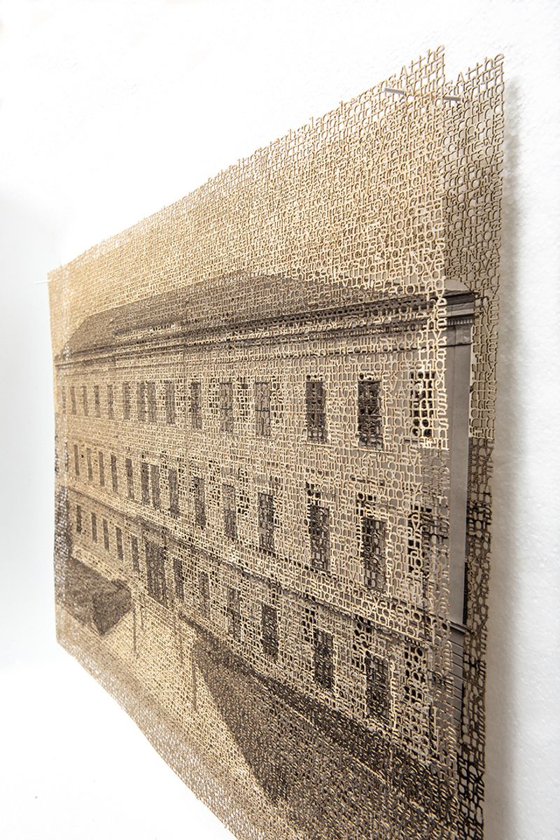 © Krista Svalbonas - Bayreuth, laser cut pigment prints 14x 21, 2018