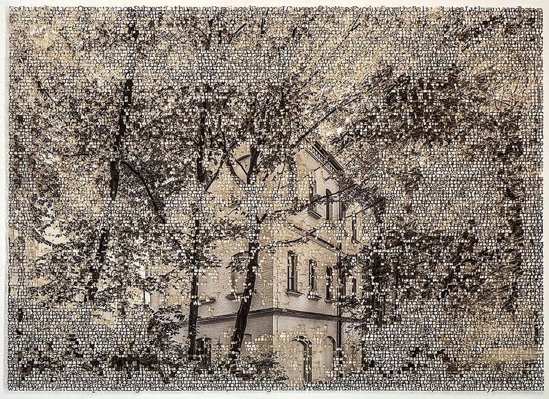 © Krista Svalbonas - Regensburg, laser cut pigment print 14x 21, 2021
