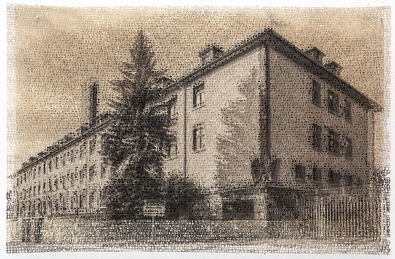 © Krista Svalbonas - Wurzburg 2, lasercut pigment prints, 14x21 inches, 2018