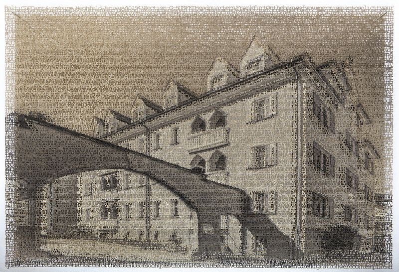 © Krista Svalbonas - Augsburg, lasercut pigment prints, 14x21 inches, 2018