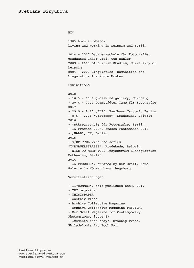 © Svetlana Biryukova - BIO