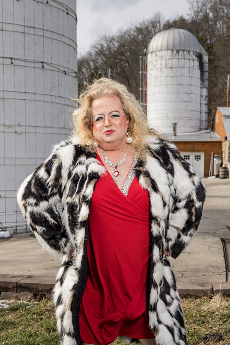 © Michael Snyder - Christian Diane at a drag event on a farm near Cumberland, MD.