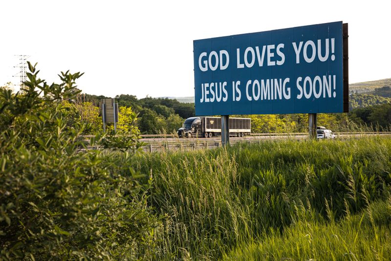 © Michael Snyder - A sign along Interstate 68 near Cumberland, MD.