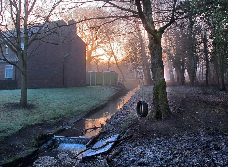 © Marcus Doyle - Brook and tire swing