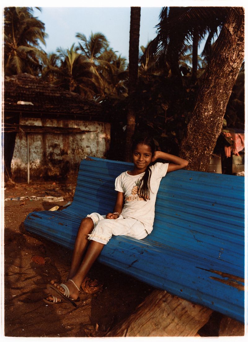 © KEERTHANA KUNNATH - Girl on the blue bench