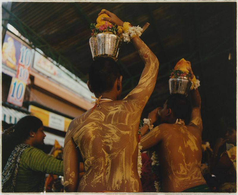 © KEERTHANA KUNNATH - Young boys busy in the temple rituals