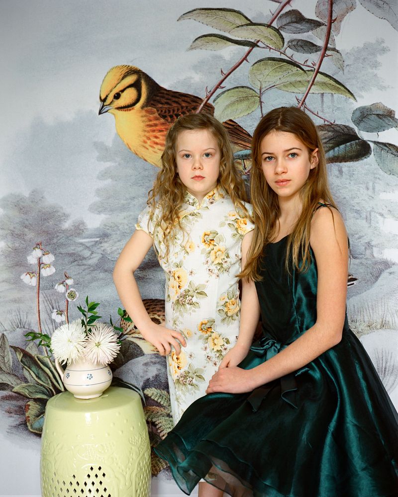 © Marisa Portolese - Josephine & Penelope Wilson Rose, c-print, 40 x 50 inches, 2018