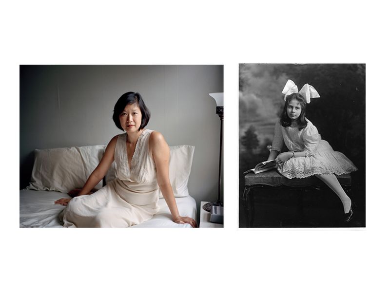 © Marisa Portolese - Belle de Jour III-Norine, c-print, 40 x 50 inches, 2016/Miss Naomi Daintry Notman, Montreal, QC, 1910, Wm.Notman & Son