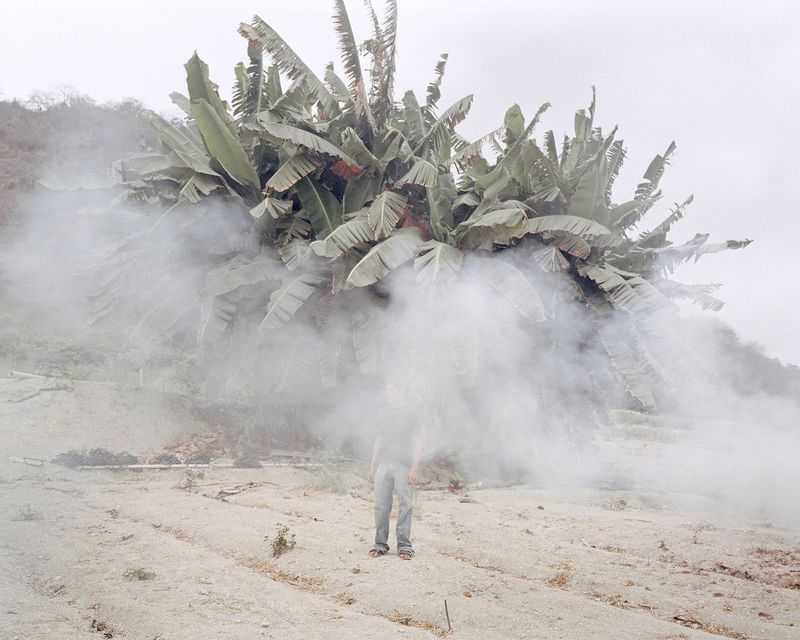 © Pietro Paolini - A farmer burns the remains of his camp to prepare the ground for a new planting. Crucita, coastal region. October 2012.