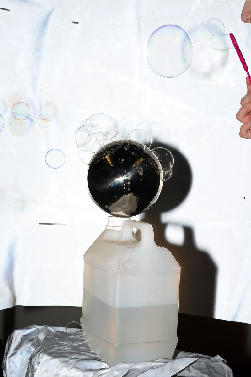 © Danielle Ezzo - Bubbles and Metal Orb, 2025