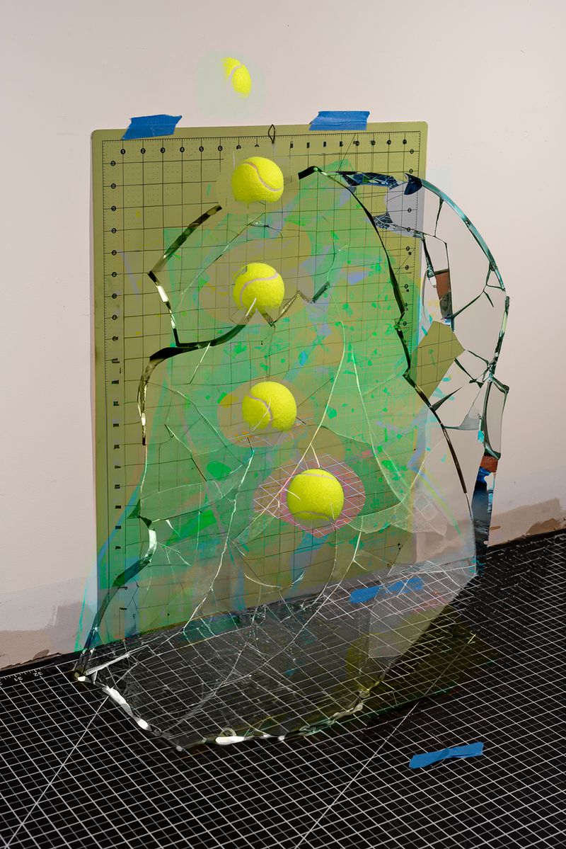 © Danielle Ezzo - Tennis Match (You guys just keep hitting the ball back and forth, and back and forth, but there’s no real movement), 2024