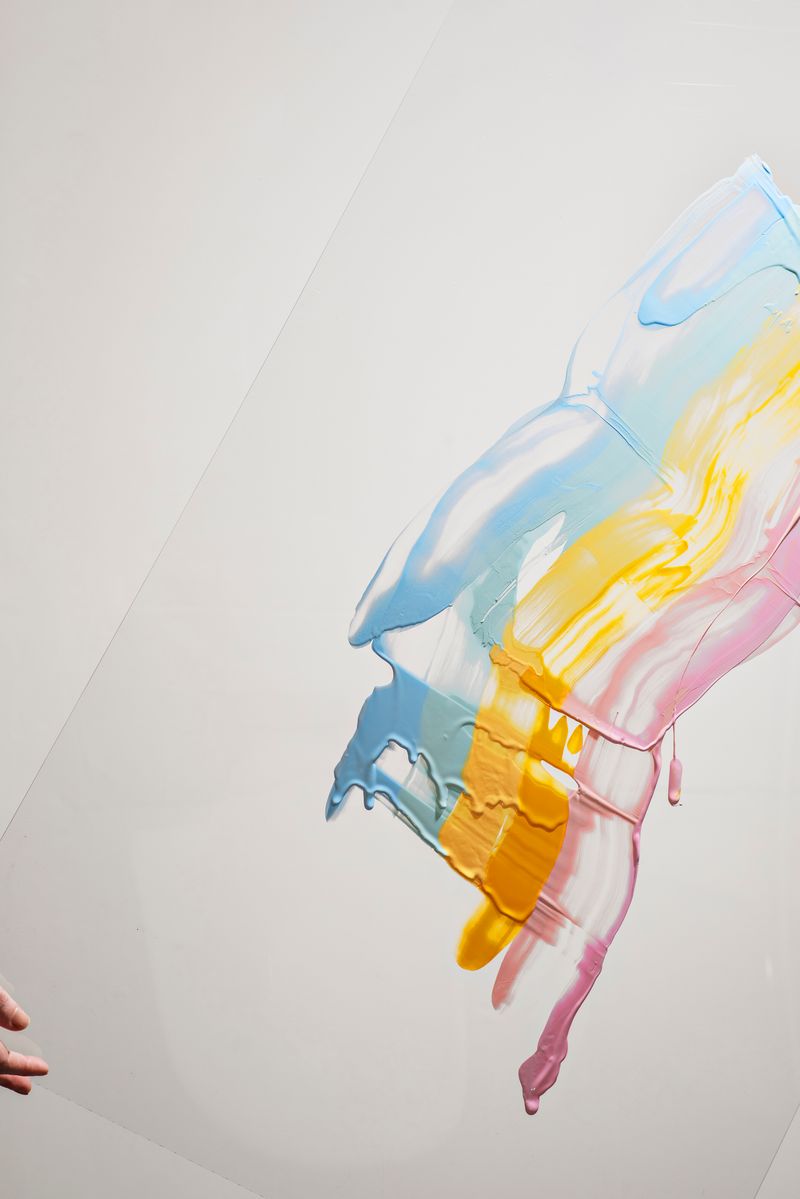 © Danielle Ezzo - Being Seen with Dripping Paint, 2025