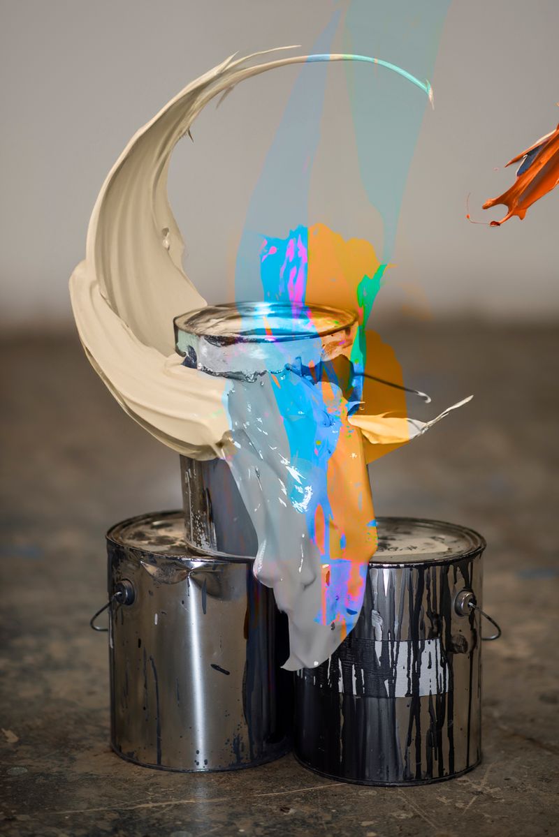 © Danielle Ezzo - Found Paint Cans (Is the Mess All in My Head?), 2025