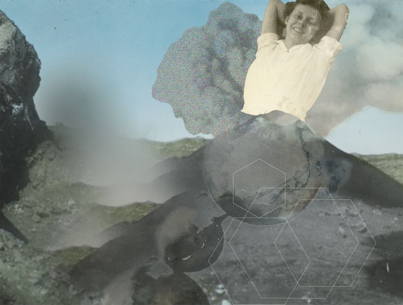 © Leticia Bernaus - I saw geometric shapes. From the Series "28 Days". Photomontage. 2016