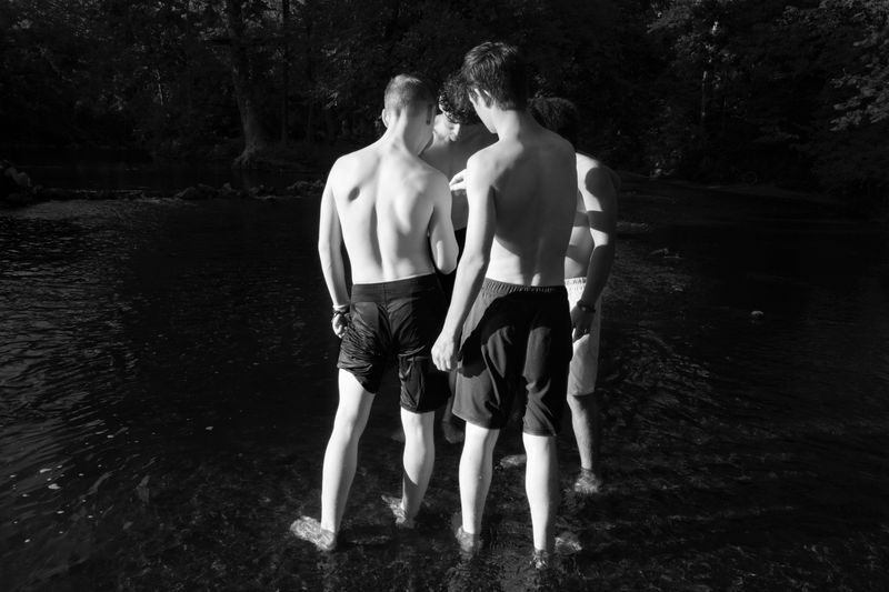 © Caleb Stein - Anthony, Nick, and Adam, The Watering Hole, 2020