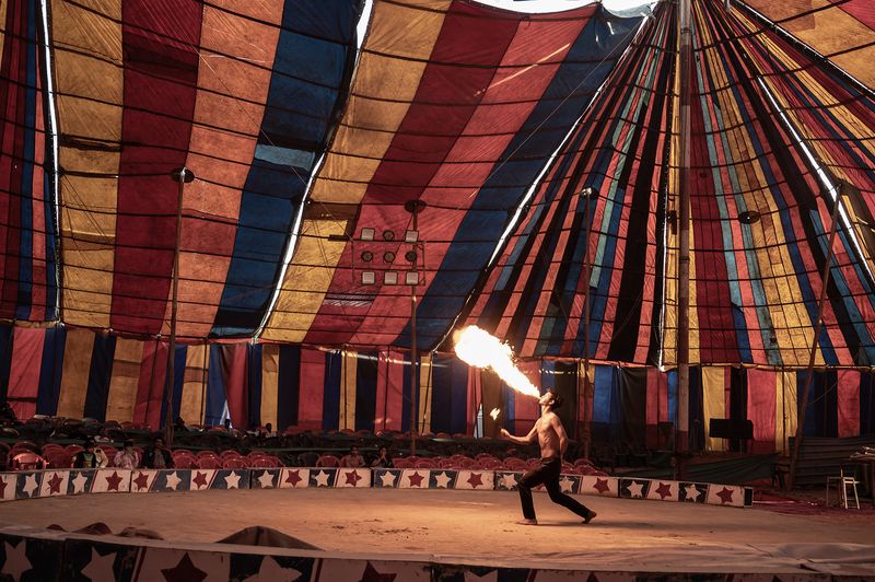 © Mona Singh - Image from the Silent circus photography project