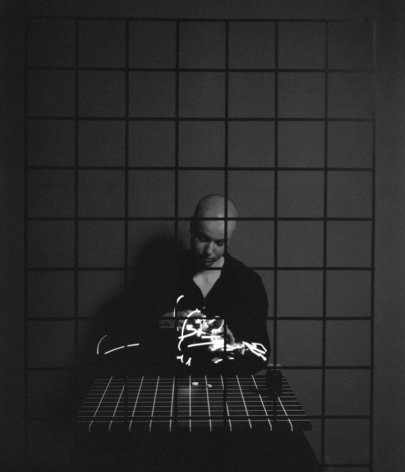 © Phelim Hoey - Fatigue study of Renate sorting her medicine