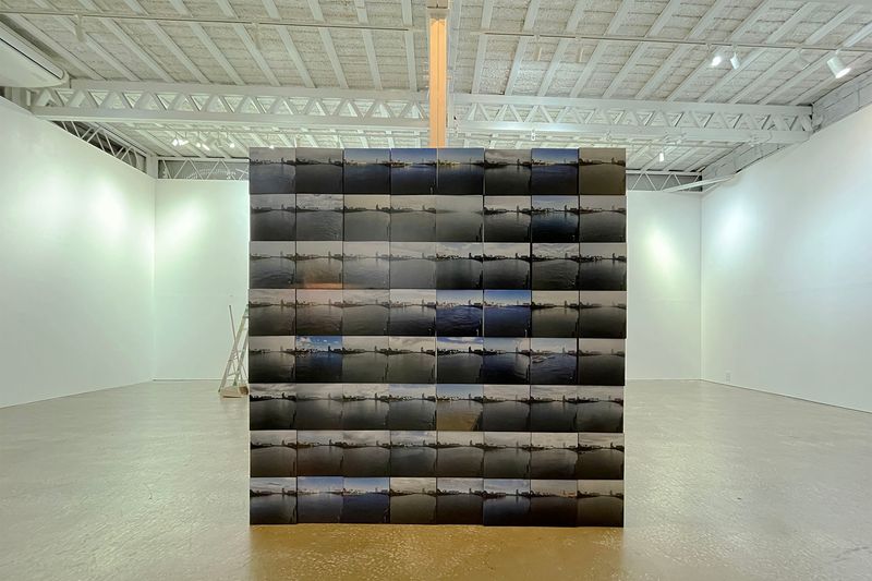 © Kazuya Urakawa - After the exhibition ended. A stack of 64 kaleidoscope boxes.