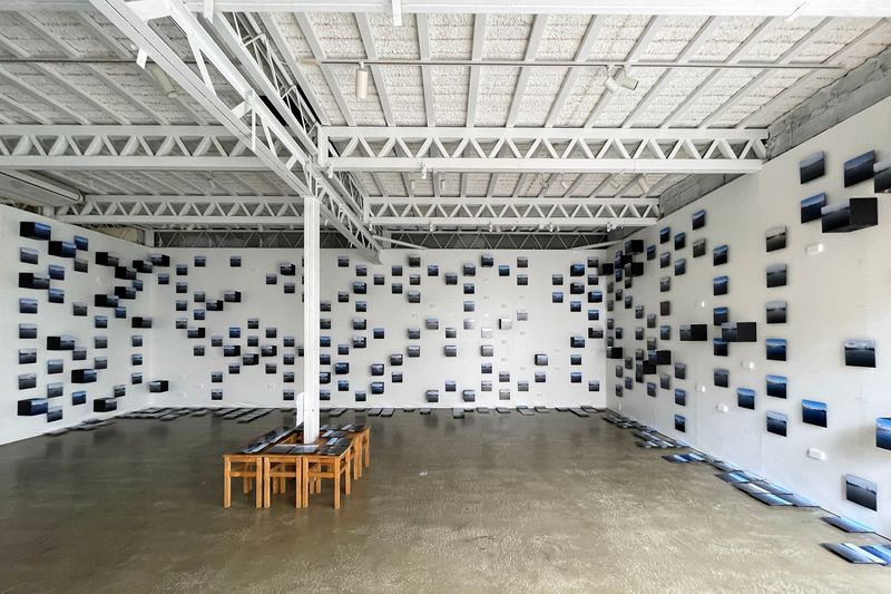 © Kazuya Urakawa - On the last day of the exhibition, as if entropy were increasing, photographs fell from the walls.