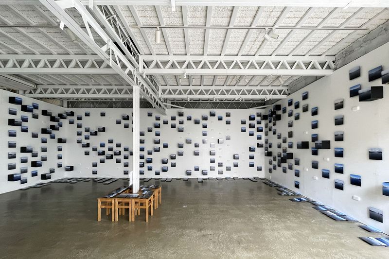 © Kazuya Urakawa - On the last day of the exhibition, as if entropy were increasing, photographs fell from the walls.
