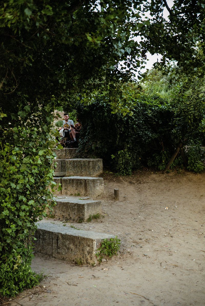 © David Johnson - Berlin, Mauerpark (Steps)201716.5 x 24 InchesArchival Pigment Print Edition of 4 with one Artist Proof