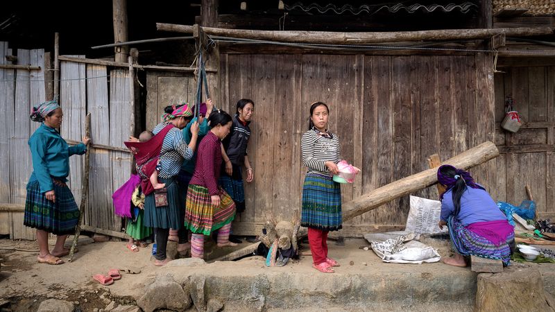 © Tony Corocher - Image from the PORTRAITS OF STRENGTH: Ethnic Women in North Vietnam photography project