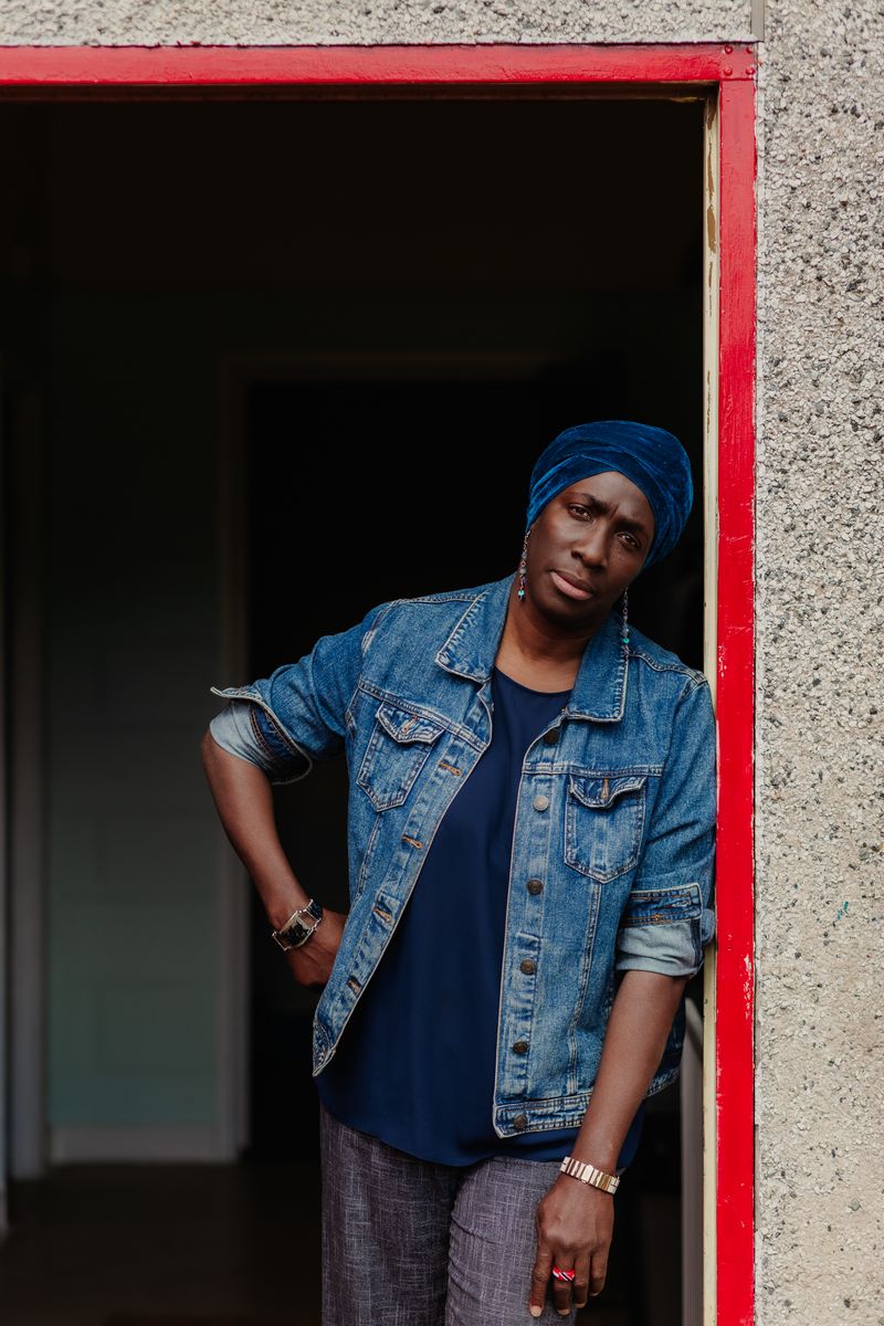 © Philippa James - The Door of Opportunity. Nicole is a migrant from Trinidad, she currently finds herself at the door of opportunity.