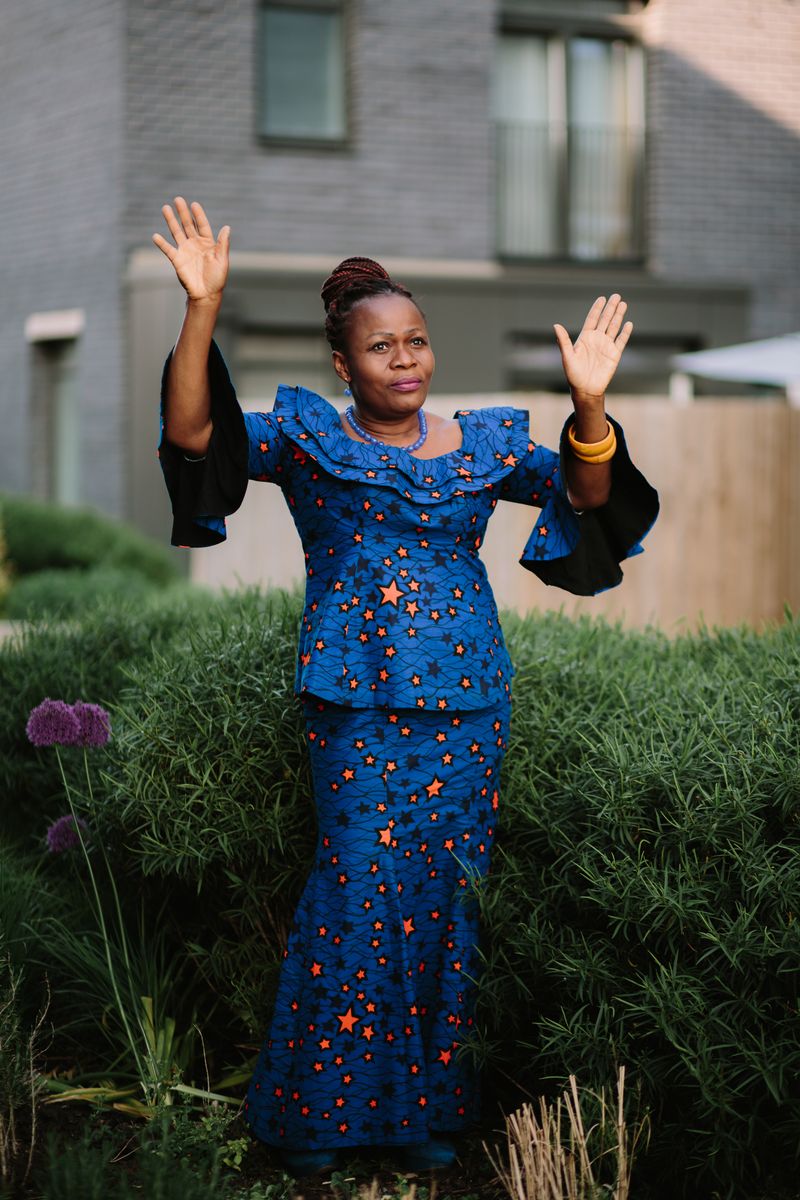 © Philippa James - Singing Softly. Stella sings a song, entranced in memory.