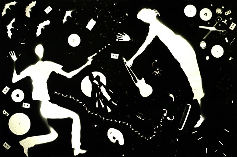 © Karen Amy Finkel Fishof - Election Day - photogram - 130"x84"