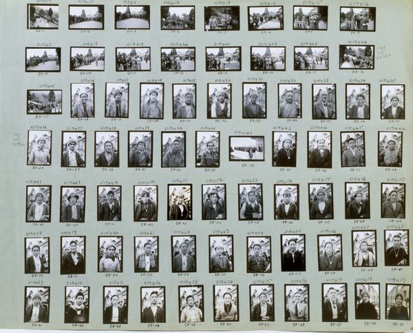 A page from the 1936 Mount Everest album showing portraits of Sherpas who took part in the expedition © RGS
